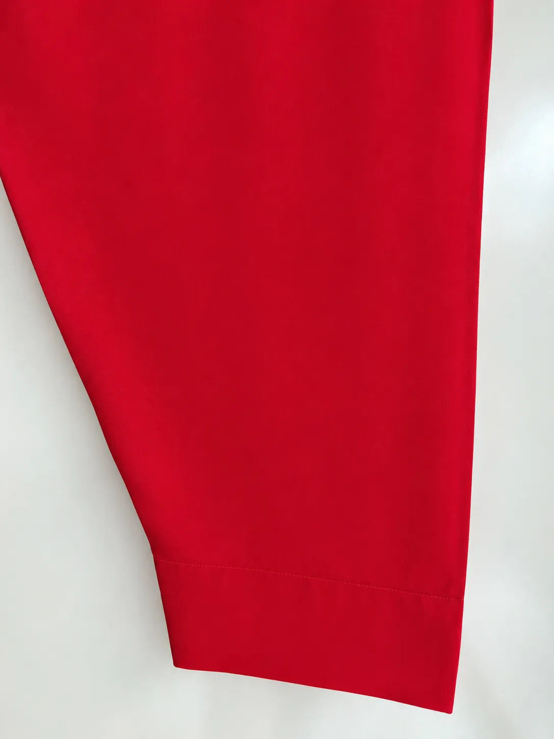 Blood Red Embroidered Chickenkari & Sequins 3-Piece Stitched Suit with Silk Dupatta