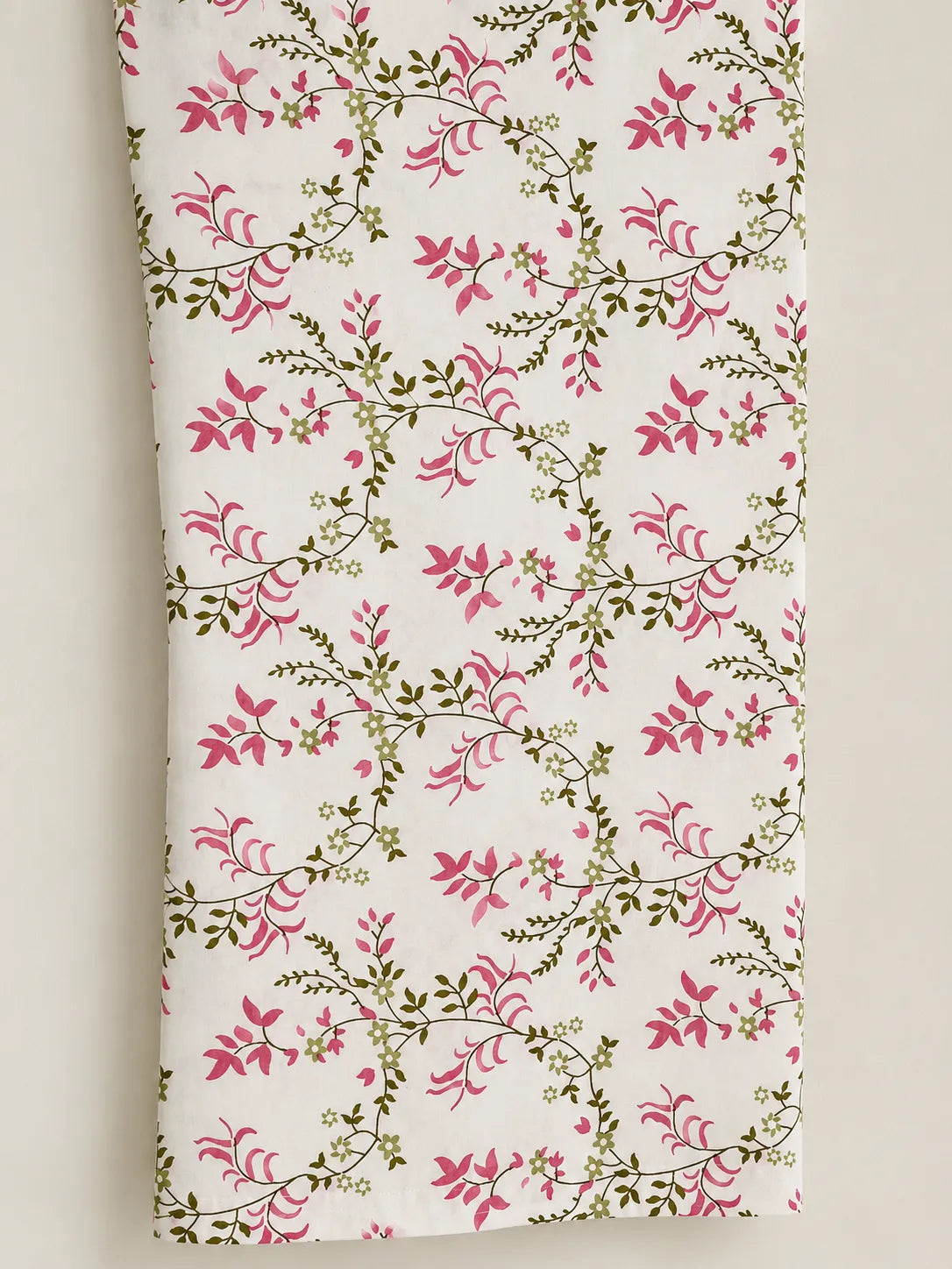 Pure White Schiffli Embroidered Lawn 3-Piece Stitched Suit with Pink Floral Cutwork & Printed Chiffon Dupatta