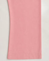 Baby Pink Floral Embroidered Long 3-Piece Stitched Lawn Suit with Chiffon Dupatta & Plain Trouser