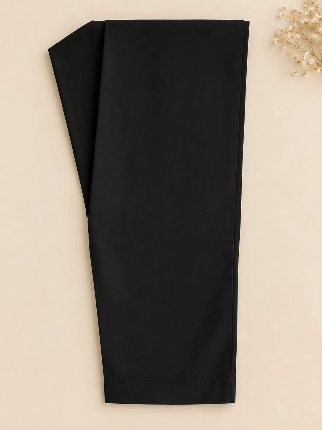 Black Embroidered 3-Piece Stitched Suit with Rust & Ochre Threadwork & Bamber Dupatta