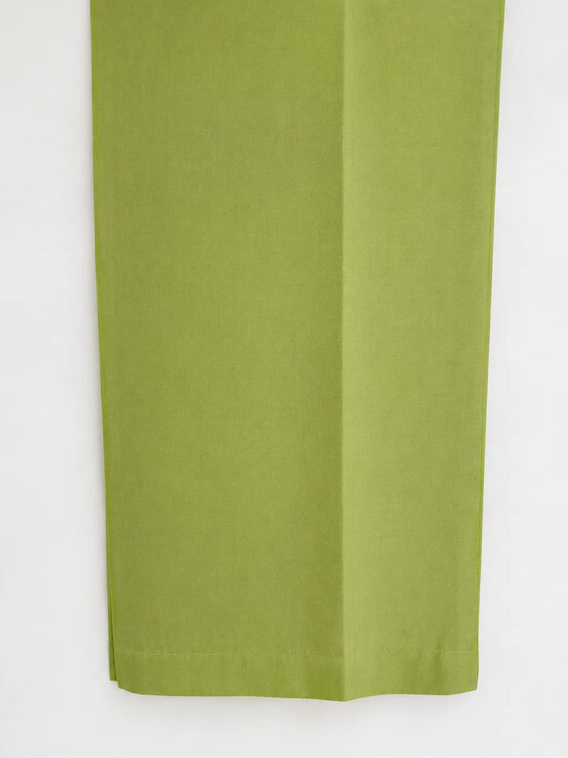 Light Pistachio Green Floral Embroidered 3-Piece Stitched Lawn Suit with Bamber Dupatta
