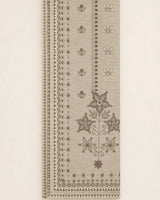 Beige Grey Embroidered 3-Piece Stitched Suit with Printed Bamber Dupatta
